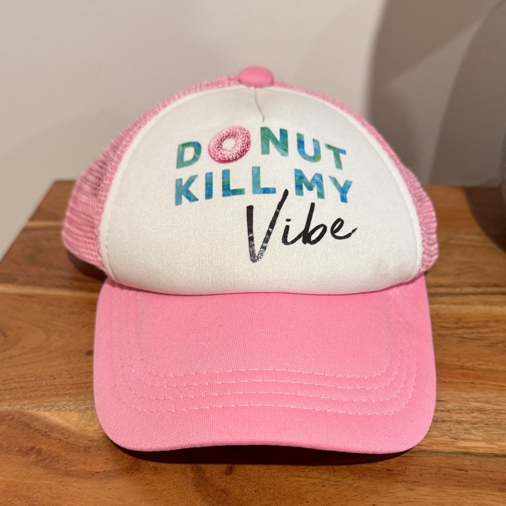 Pink and White Trucker Hat